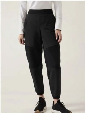 Athleta Get Set‎ Hybrid Joggers In Black Size L